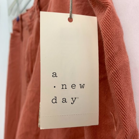 Universal Thread Wide Leg Crop Orange SZ 18 #Z033 - Picture 4 of 8